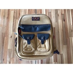Chaps Backpack Heavyweight Canvas  Pockets,  Travel
